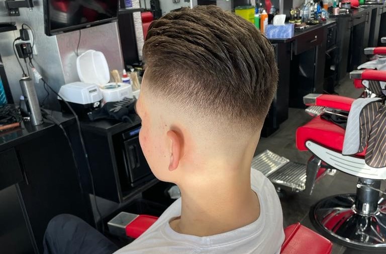 low taper fade haircut